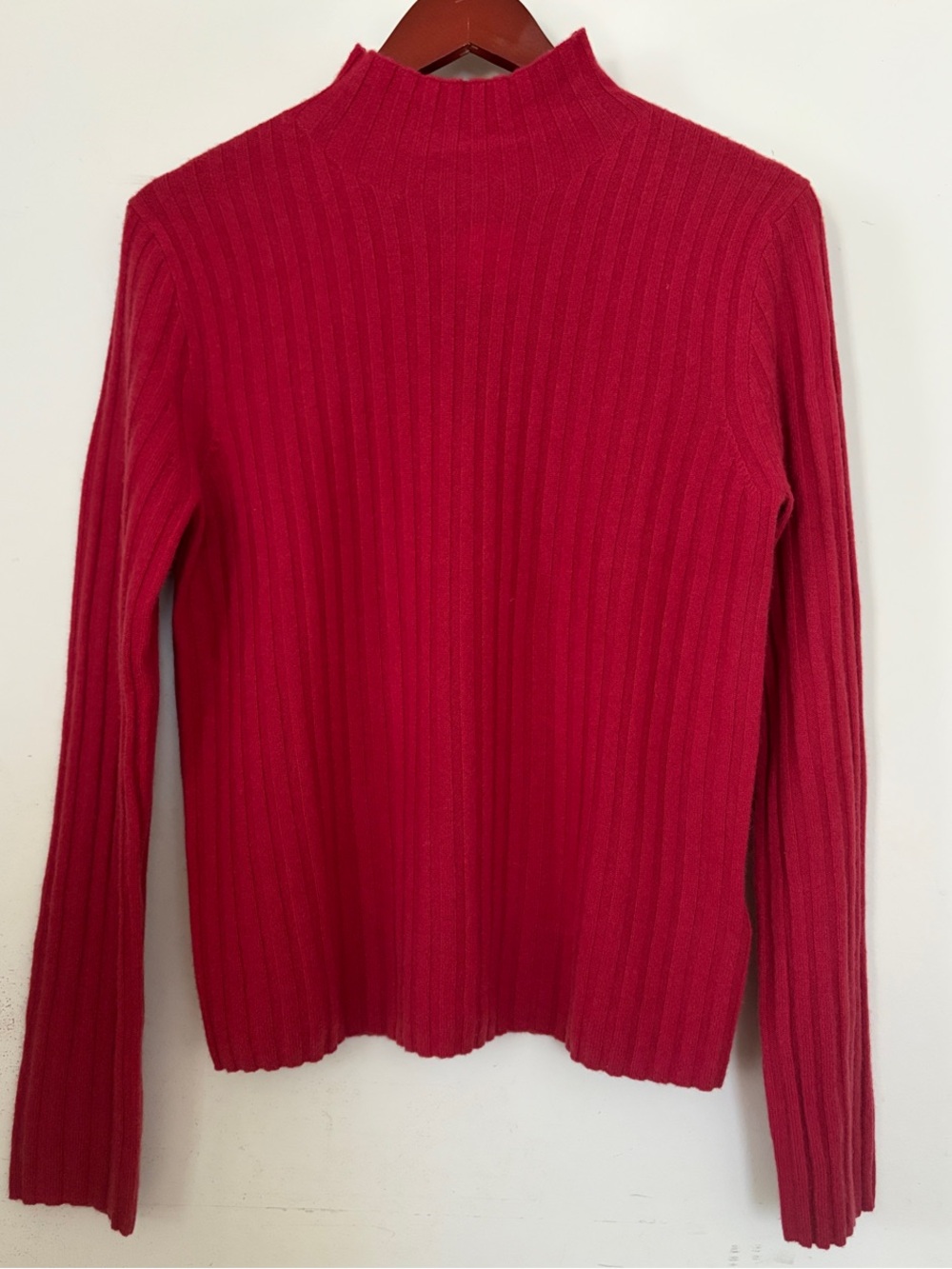 J. Crew Wide-rib cashmere turtleneck sweater